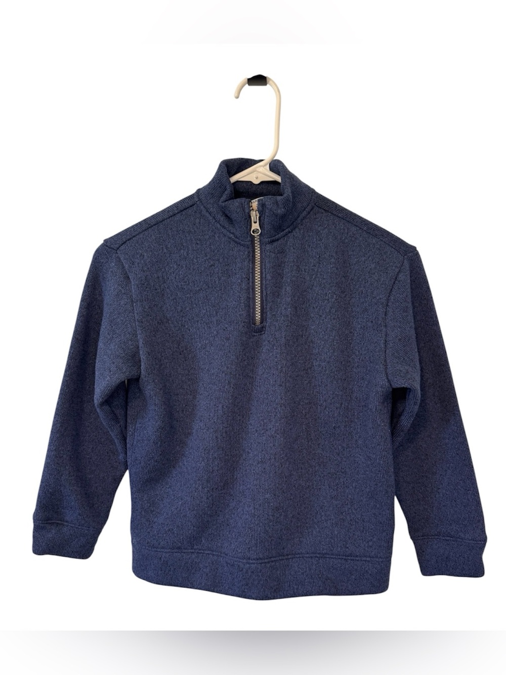 Old Navy Boys Size 8 (Medium) Quarter Zip Pullover Sweater Navy Blue